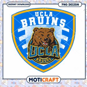 UCLA Bruins Bear Logo PNG Instant Download Design