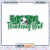 Thundering Herd Love Football PNG Design Instant Download