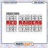 Texas Tech Red Raiders PNG Design Instant Download