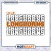 Texas Longhorns PNG Design for Instant Download Art
