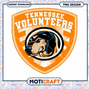 Tennessee Volunteers Shield PNG Design for Instant Download