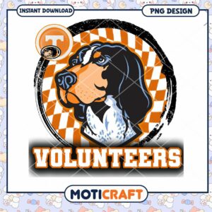 Tennessee Volunteers Dog PNG Graphic Instant Download