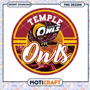 Temple Owls PNG Design for Instant Download Art