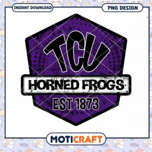 TCU Horned Frogs Vintage Design Instant Download PNG