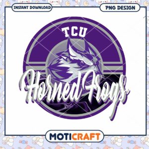 TCU Horned Frogs PNG Design Instant Download for Fans