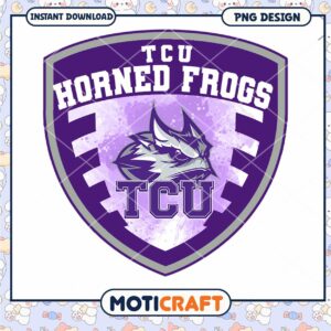 TCU Horned Frogs PNG Design for Instant Download Art