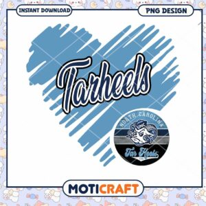 Tarheels North Carolina PNG Design Instant Download Art