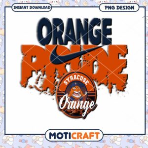 Syracuse Orange Pride Instant Download PNG Design File