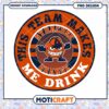 Syracuse Orange Team Makes Me Drink PNG Design Download