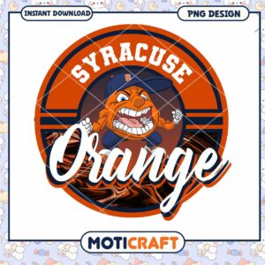Syracuse Orange PNG Design for Instant Download Fun