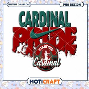 Stanford Cardinal Pride Basketball PNG Instant Download