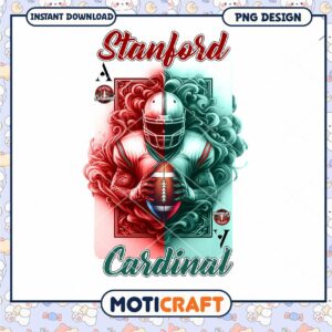 Stanford Cardinal PNG Design Instant Download Artwork
