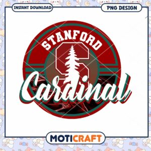 Stanford Cardinal Logo PNG Instant Download Design