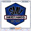SMU Mustangs Vintage Badge PNG Instant Download Design 1 SMU Mustangs Vintage Badge PNG Instant Download Design