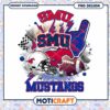 SMU Mustangs Football PNG Design Instant Download Art 2 SMU Mustangs Football PNG Design Instant Download Art