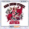 San Diego State Aztecs Football PNG Graphic Design