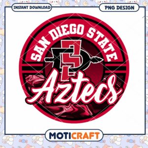 San Diego State Aztecs PNG Design Instant Download