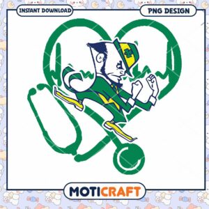 Running Leprechaun Heart PNG Instant Download Design