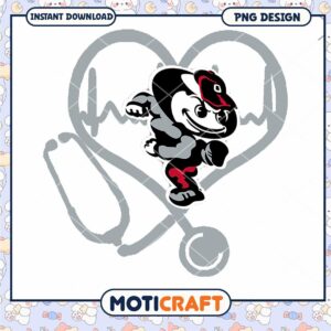 Running Doctor Character PNG Design Instant Download