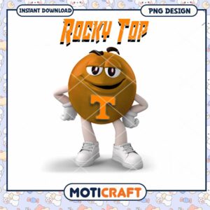 Rocky Top Tennessee Mascot PNG Design Instant Download