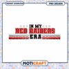 Red Raiders Era Instant Download PNG Design for Fans