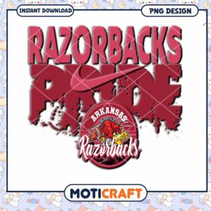 Razorbacks Pride PNG Design for Instant Download