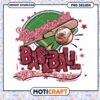 Razorbacks Baseball PNG Design Instant Download Art