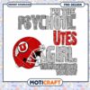 Psychotic Utes Girl Football PNG Design Instant Download 2 Psychotic Utes Girl Football PNG Design Instant Download