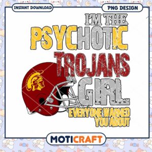 Psychotic Trojans Girl Design Instant Download PNG Art