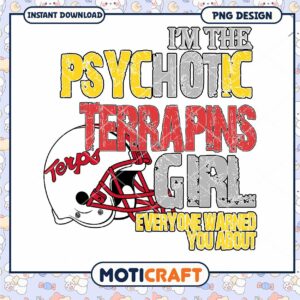 Psychotic Terrapins Girl Graphic Instant Download PNG