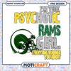 Psychotic Rams Girl Football PNG Design Instant Download 2 Psychotic Rams Girl Football PNG Design Instant Download