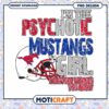 Psychotic Mustangs Girl Football PNG Downloadable Design