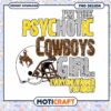 Psychotic Cowboys Girl PNG Design Instant Download Art