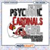Psychotic Cardinals Girl PNG Design for Instant Download 1 Psychotic Cardinals Girl PNG Design for Instant Download