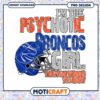 Psychotic Broncos Girl PNG Design for Football Fans 2 Psychotic Broncos Girl PNG Design for Football Fans