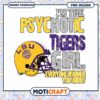 Psycho Tigers Girl LSU Football PNG Design Download 2 Psycho Tigers Girl LSU Football PNG Design Download