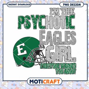 Psycho Eagles Girl Design Instant Download PNG File