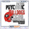 Psycho Bulldogs Girl Quote PNG Instant Download Design 2 Psycho Bulldogs Girl Quote PNG Instant Download Design