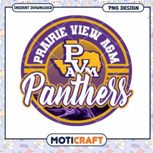 Prairie View A&M Panthers Logo Digital Download PNG