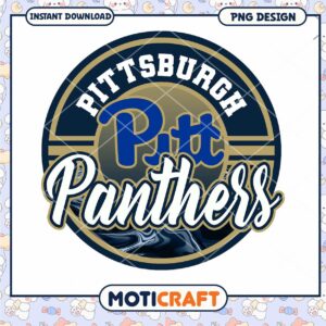 Pittsburgh Panthers Graphic Design PNG Download 2023
