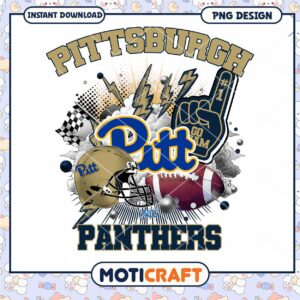 Pittsburgh Panthers Football PNG Design for Fans 2023
