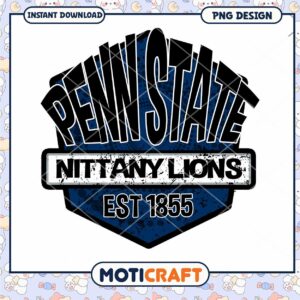 Penn State Nittany Lions Vintage Logo PNG Design Download