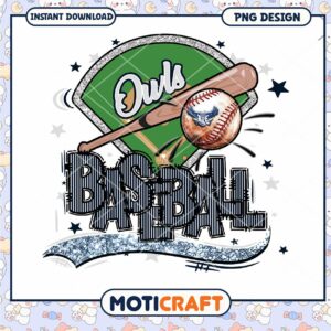 Owls Baseball PNG Design for Instant Download Kids Art