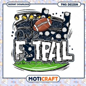 Owls Football PNG Design for Instant Download Lovers