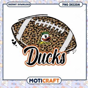 Oregon Ducks Football PNG Instant Download Design Fun