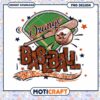 Orange Baseball Design Instant Download PNG File