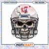 Ole Miss Skull Helmet Design PNG Instant Download Art