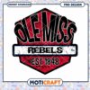 Ole Miss Rebels Vintage Badge PNG Instant Download Design