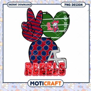 Ole Miss Rebels PNG Design Instant Download Graphic