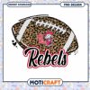 Ole Miss Rebels Football PNG Instant Download Design